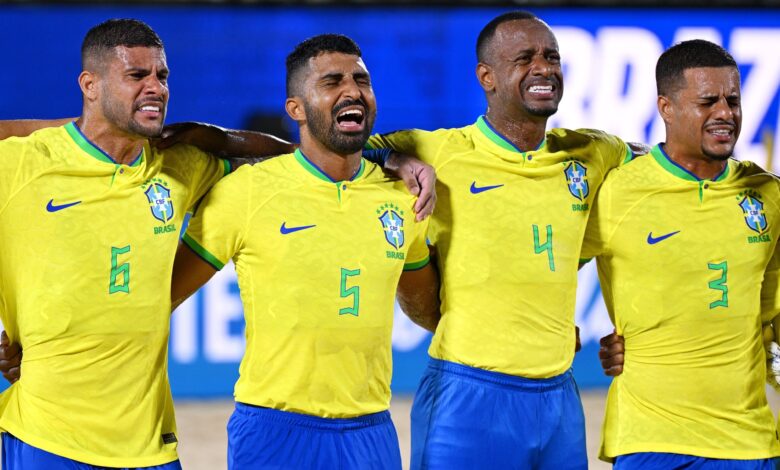 Brasil busca vitória sobre Omã na Copa do Mundo de Futebol de Areia