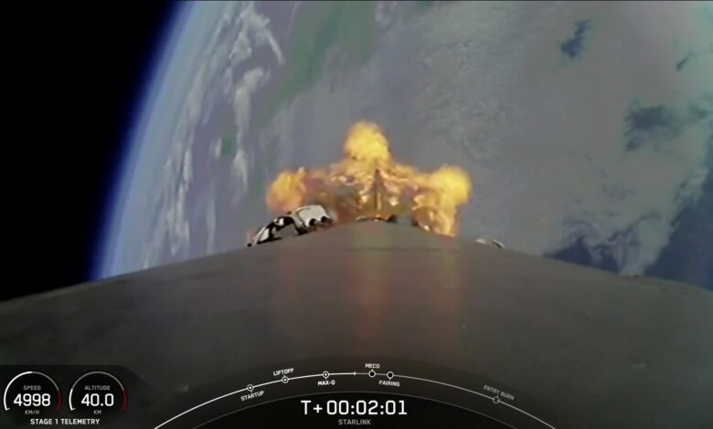 SpaceX lança 26 satélites Starlink em órbita da Califórnia