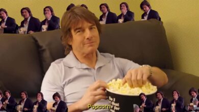 Tom Cruise adere à cultura geek como fã de pipoca no cinema