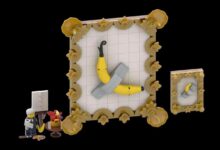 LEGO recria arte da banana de R$120K com design divertido