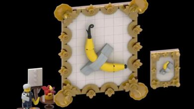 LEGO recria arte da banana de R$120K com design divertido