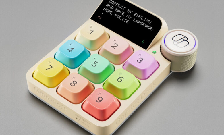 Copilot Dock propõe design de interface inspirado em calculadoras