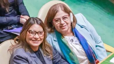 Janja agradece Cida Gonçalves por trabalho no governo