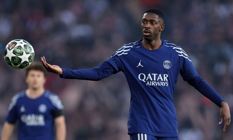 PSG aposta em Dembélé para buscar vitória sobre Arsenal na Champions