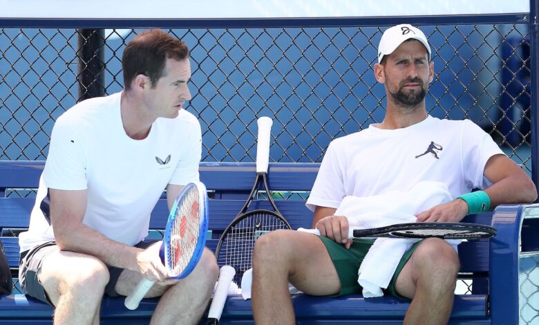Novak Djokovic e Andy Murray encerram parceria após 6 meses