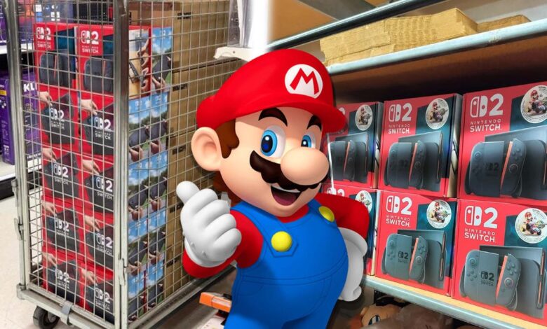 Target expõe 20 consoles Switch 2 em loja para testes