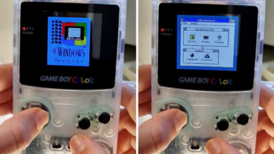 Game Boy transforma design de produtos com Windows 3.1