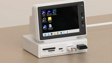 USB-C Hub transforma design compacto em tela extra para laptops