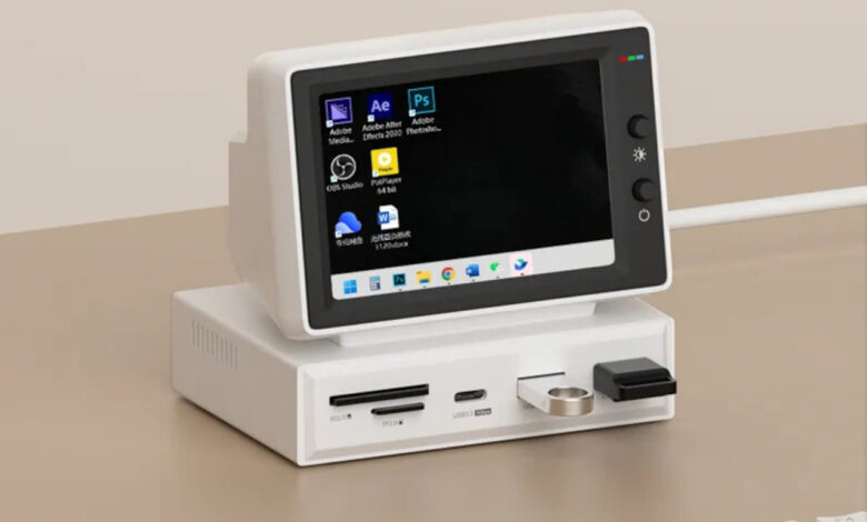 USB-C Hub transforma design compacto em tela extra para laptops