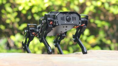 Tiny robot dog com visão AI revoluciona design de produto
