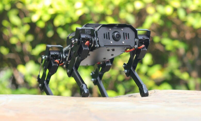 Tiny robot dog com visão AI revoluciona design de produto