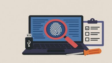 Detective investiga ataque de ransomware com forense digital