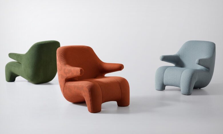 Cadeira Hug Me une conforto e design escultural no mobiliário