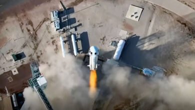 Blue Origin lança foguete com 1º neozelandês no espaço