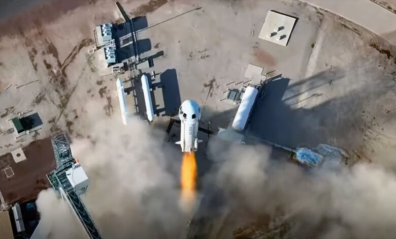Blue Origin lança foguete com 1º neozelandês no espaço