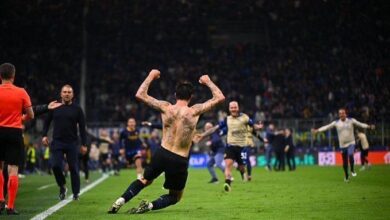 Torcida da Inter sai cedo e perde virada na Champions