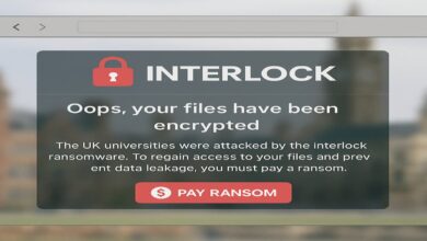 Interlock ransomware utiliza novo malware NodeSnake no UK
