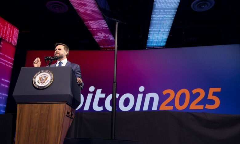 Bitcoin ganha destaque em conferência com JD Vance e Trump Jr.