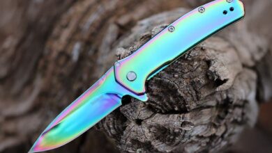 Kershaw lança design de faca com acabamento rainbow mesmerizing