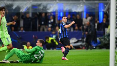 Inter abre o placar com gol de Lautaro contra Barcelona