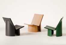 Design sustentável desafia conceitos do plywood em cadeira inédita