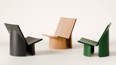 Design sustentável desafia conceitos do plywood em cadeira inédita