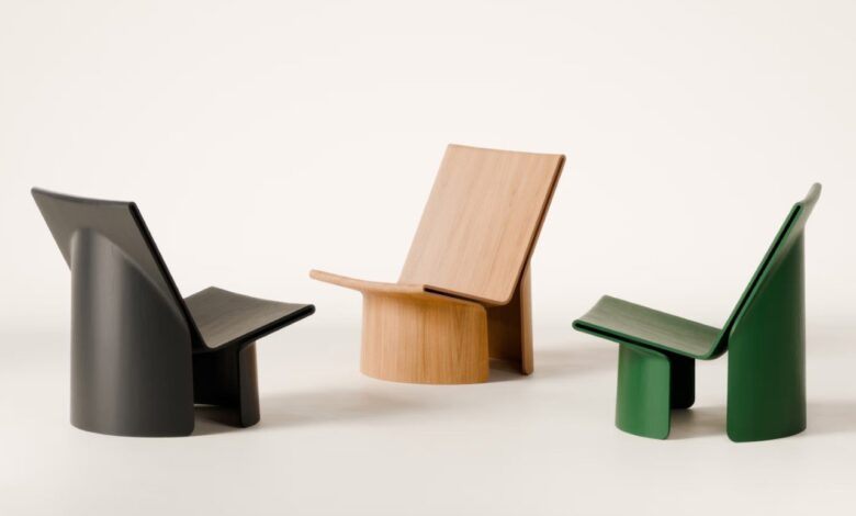 Design sustentável desafia conceitos do plywood em cadeira inédita