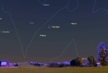 NASA observa conjunção da Lua e Vênus no céu