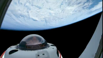 SpaceX mostra a órbita sobre os polos da Terra em vídeo 4 horas