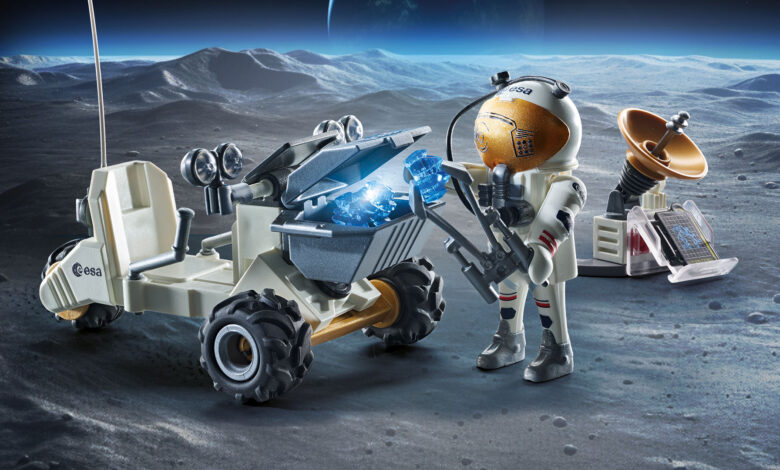 ESA e Playmobil lançam kit de missão lunar para crianças