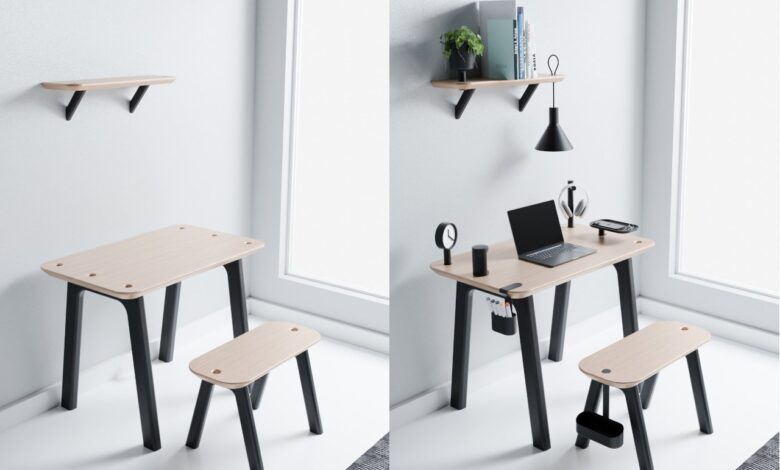 Multum expande móveis com acessórios impressos em 3D