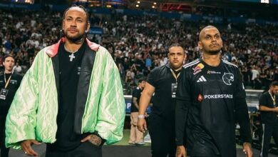 Neymar brilha com novo visual na final da Kings League Brasil