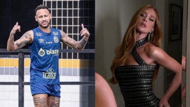 Neymar provoca opiniões ao comentar foto sensual de Marina Ruy Barbosa