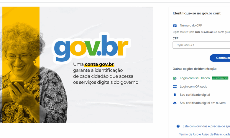 Como abrir conta gov.br para acessar Meu INSS e investimentos
