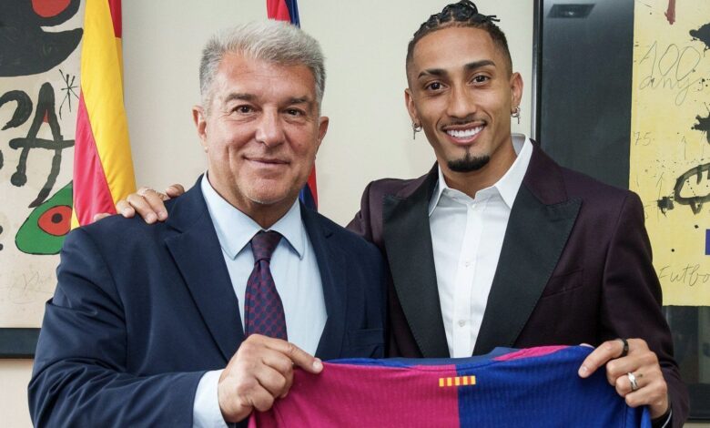 Barcelona renova contrato de Raphinha após título importante
