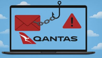 Qantas sofre ataque de phishing para roubo de cartão de crédito