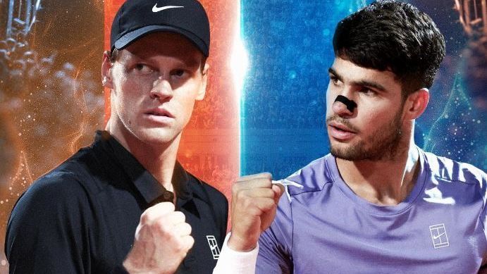 Sinner e Alcaraz disputam título no Roma Open
