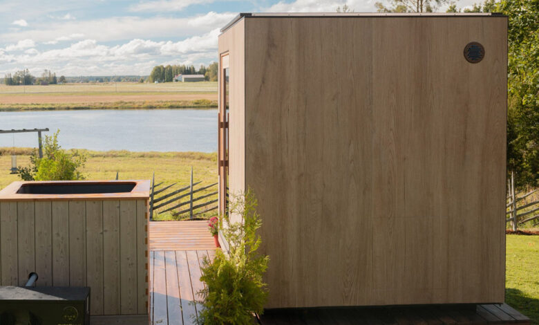 Primeira sauna off-grid dos EUA une design sustentável e tradição