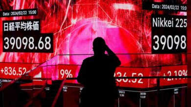 Mercado asiático em alta após PIB do Japão retrair 1%