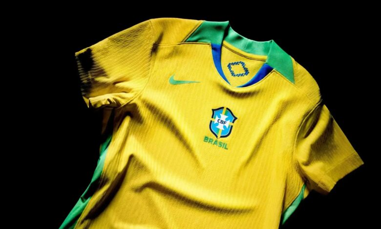 Seleção Brasileira feminina apresenta novo uniforme em jogo