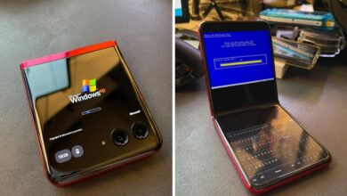 Moto Razr 40 Ultra combina design com Windows XP de forma inédita