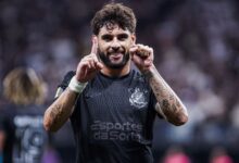 Yuri Alberto comemora artilharia e gol na Neo Química Arena