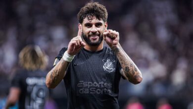 Yuri Alberto comemora artilharia e gol na Neo Química Arena