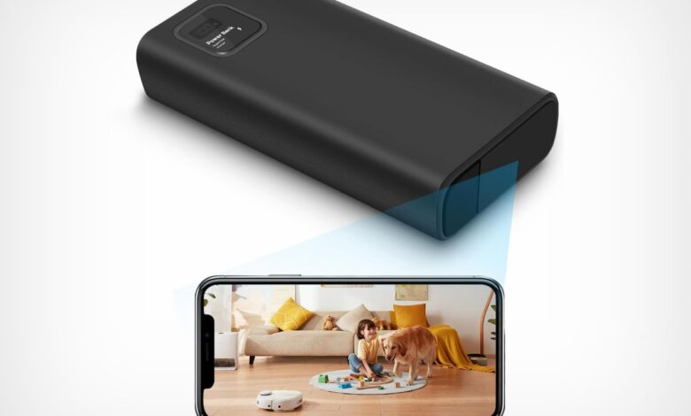 Câmera oculta transforma power bank em produto de espionagem