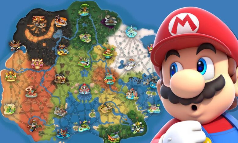 Mario Kart revela mapa aberto gigantesco para gamers