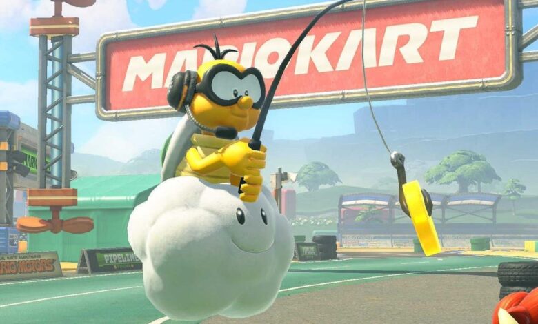 Lakitu atrapalha atalhos favoritos de Mario Kart no mundo gamer