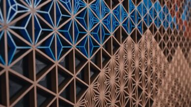 Design japonês em painel 3D acessível transforma interiores