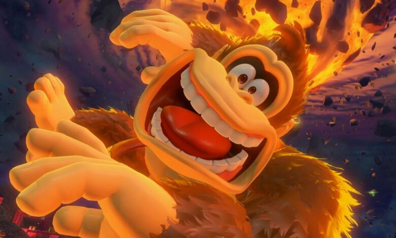 Donkey Kong Bananza revela um game explosivo para games