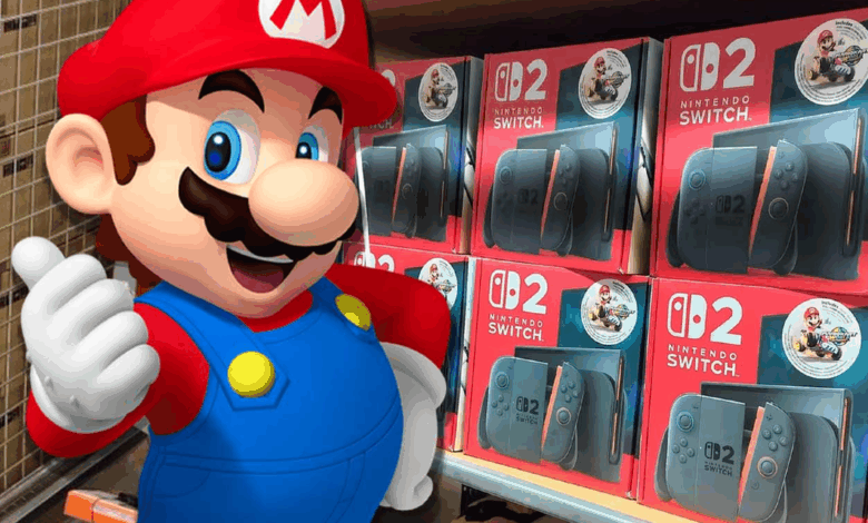 Switch 2 chega com telas grampeadas no lançamento da GameStop
