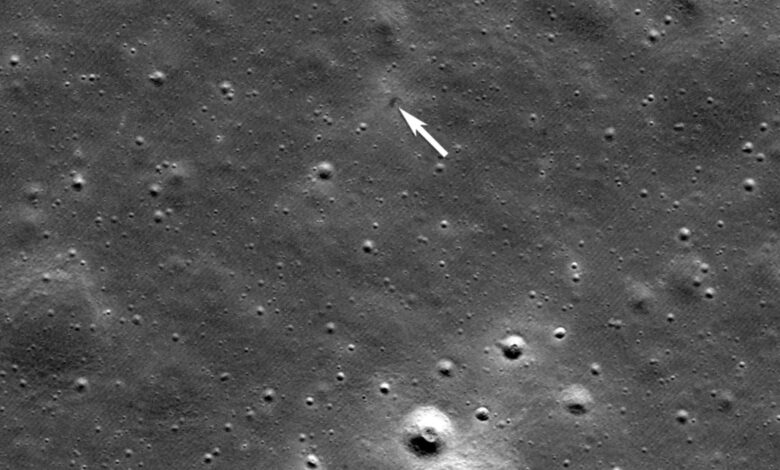 NASA identifica sepulcro de módulo lunar japonês em órbita